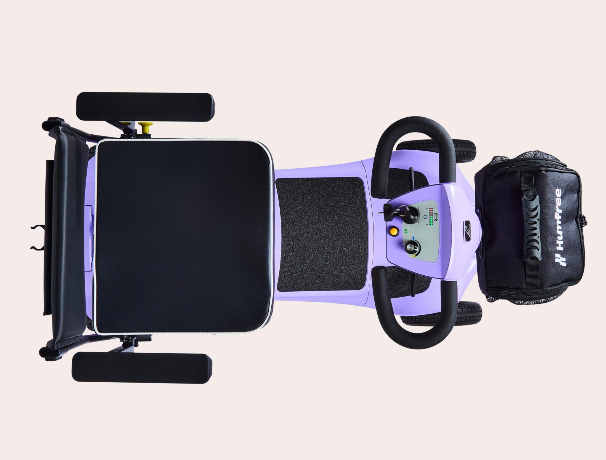 Ariel view of amethyst Humfree connect scooter