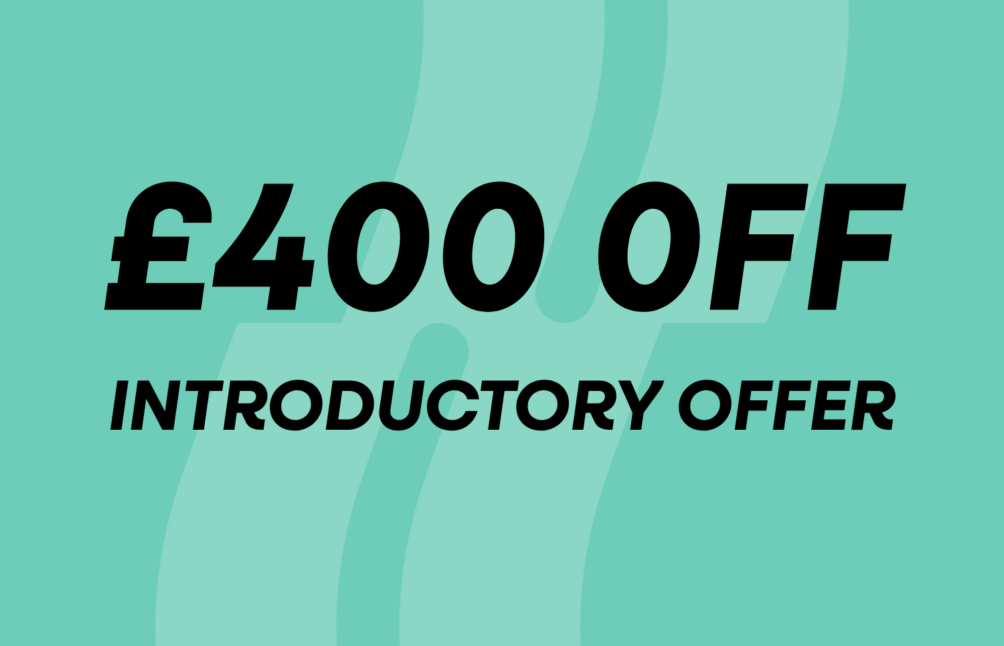 Teal £400 off introductory offer image