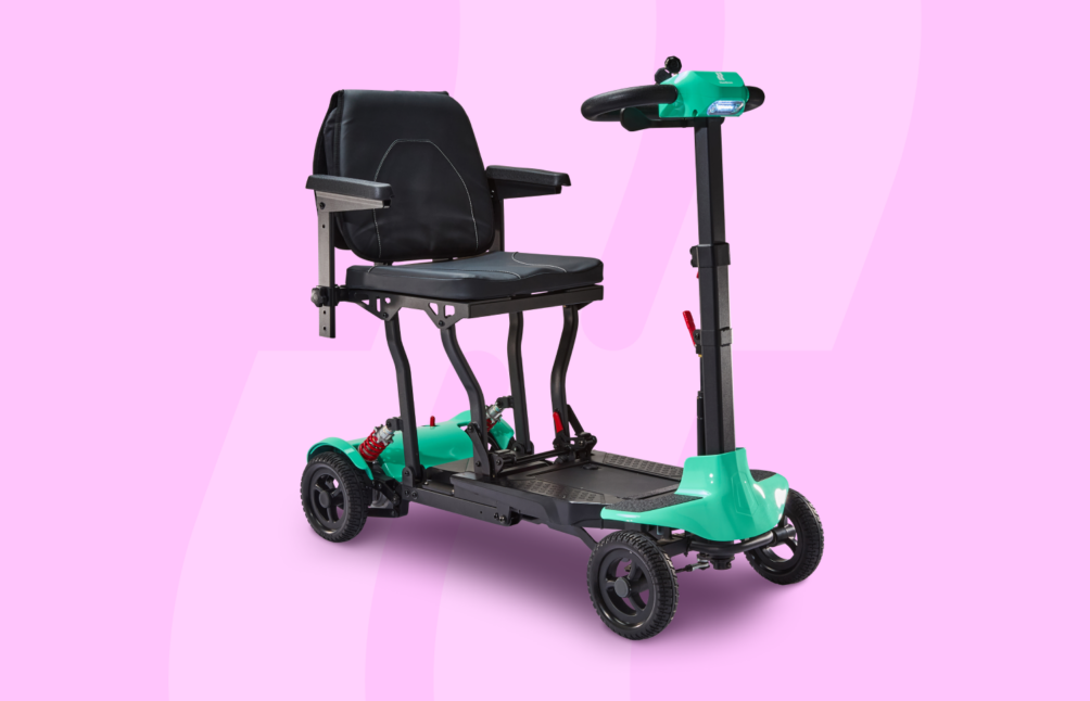 Teal Humfree Fold scooter