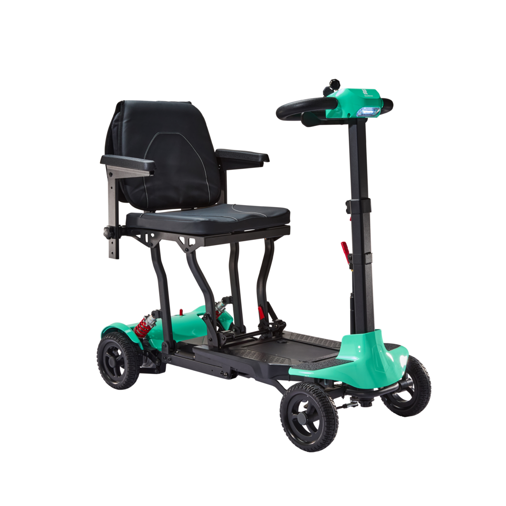 Teal Humfree fold scooter