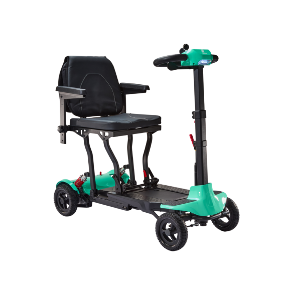 Teal Humfree fold scooter